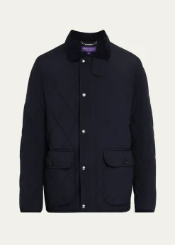 Ralph Lauren Purple LabelCarleton Quilted Down Jacket