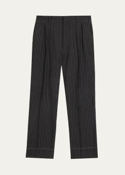 Ralph Lauren Purple LabelGlenn Handmade Rope-Stripe Trouser