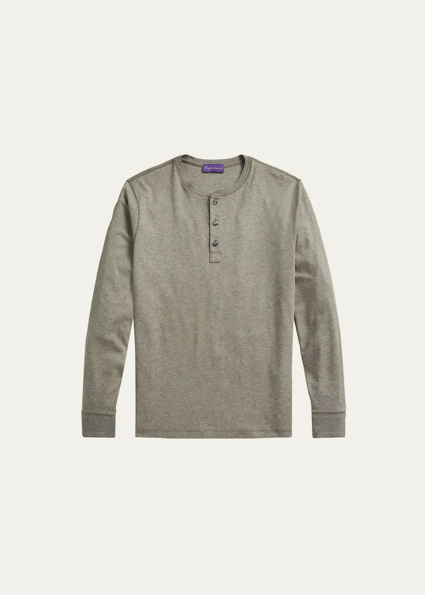 Ralph Lauren Purple LabelMen's Long-Sleeve Henley Shirt