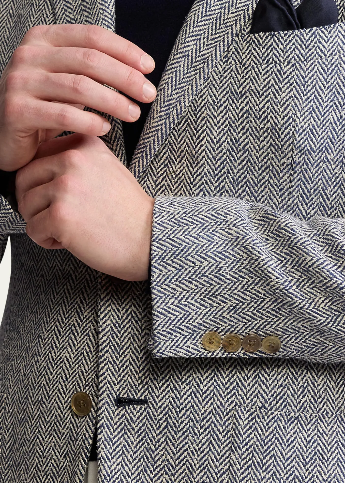 Ralph Lauren Purple LabelMen's Kent Herringbone Sport Coat