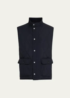 Ralph Lauren Purple LabelMen's Carleton Quilted Down Vest