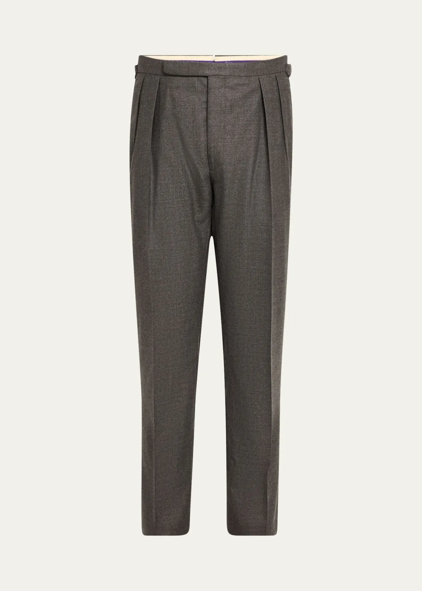 Ralph Lauren Purple LabelMen's Gregory Pleated Flannel Pants