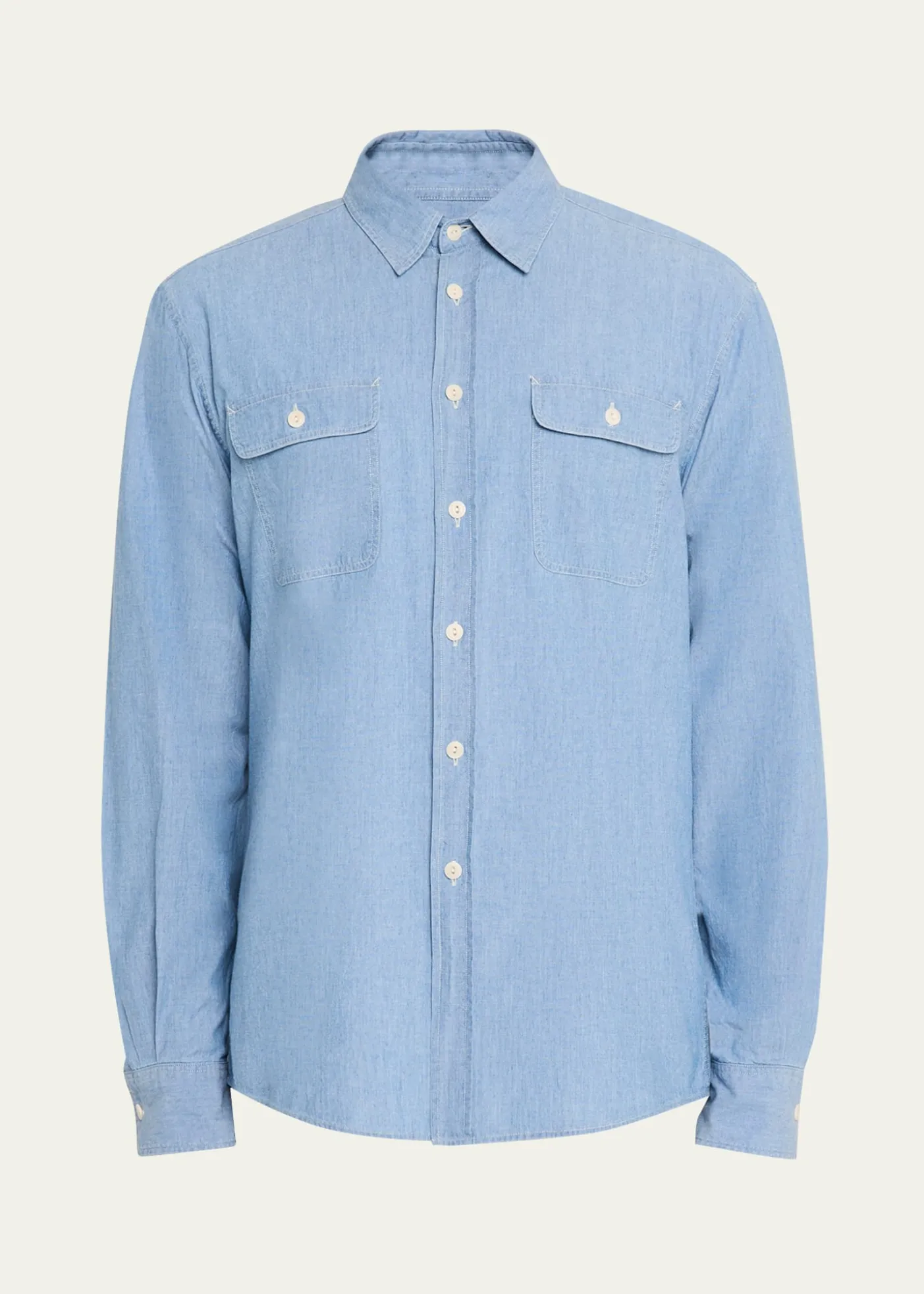 Ralph Lauren Purple LabelWashed Chambray Shirt