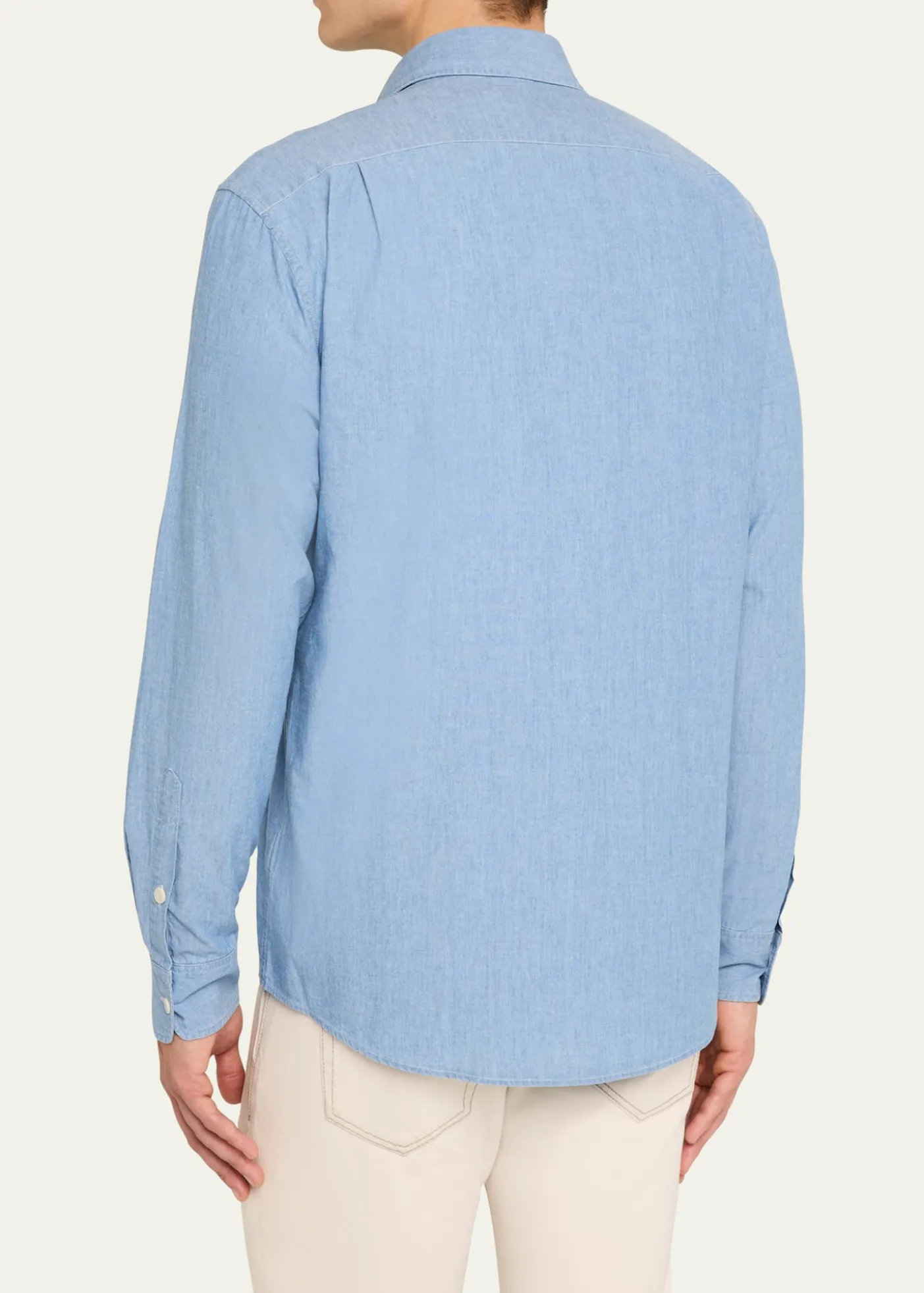 Ralph Lauren Purple LabelWashed Chambray Shirt