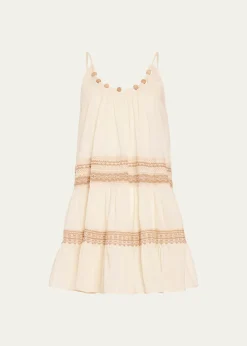 Ramy BrookJovie Embroidered Mini Dress