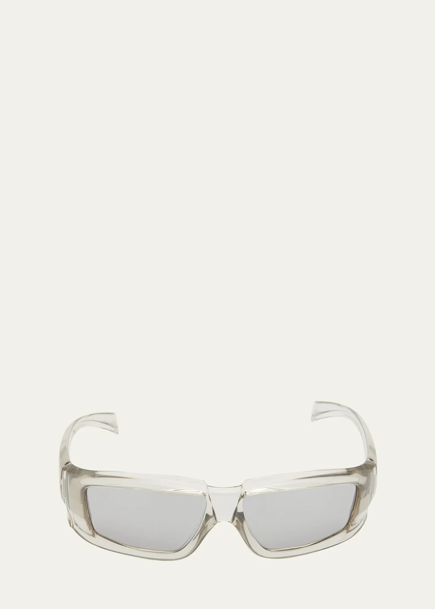 Rick OwensMen's Rick Clear Frame Square Sunglasses