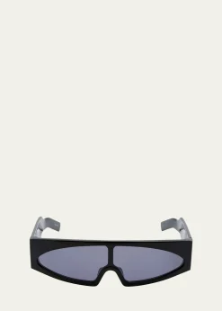 Rick OwensMen's Gene Rectangle Sunglasses