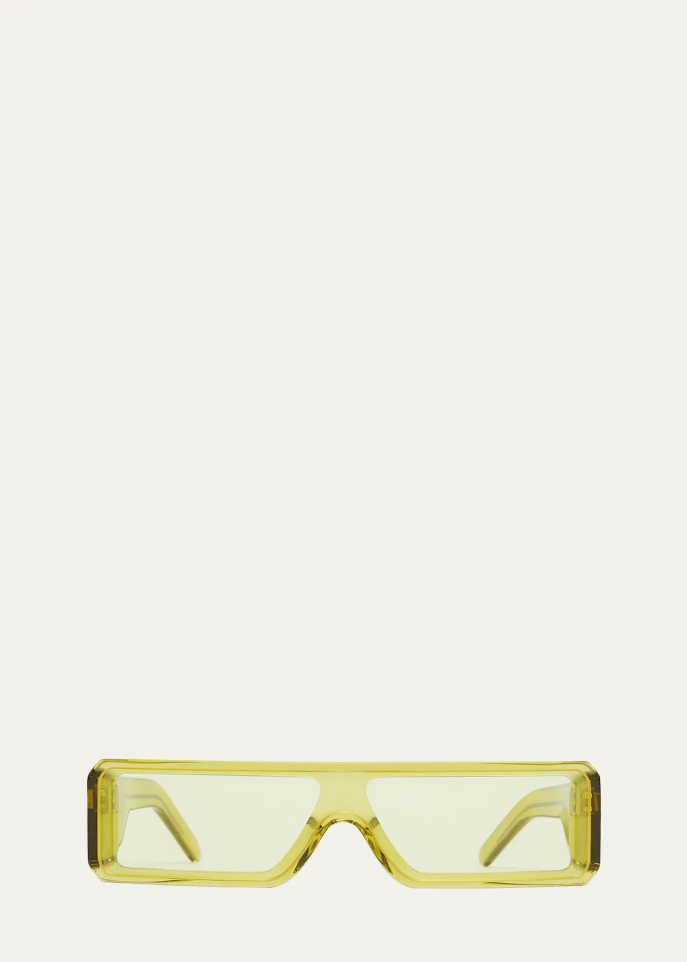 Rick OwensMen's Gethshades Acetate and Nylon Flat-Top Rectangle Sunglasses