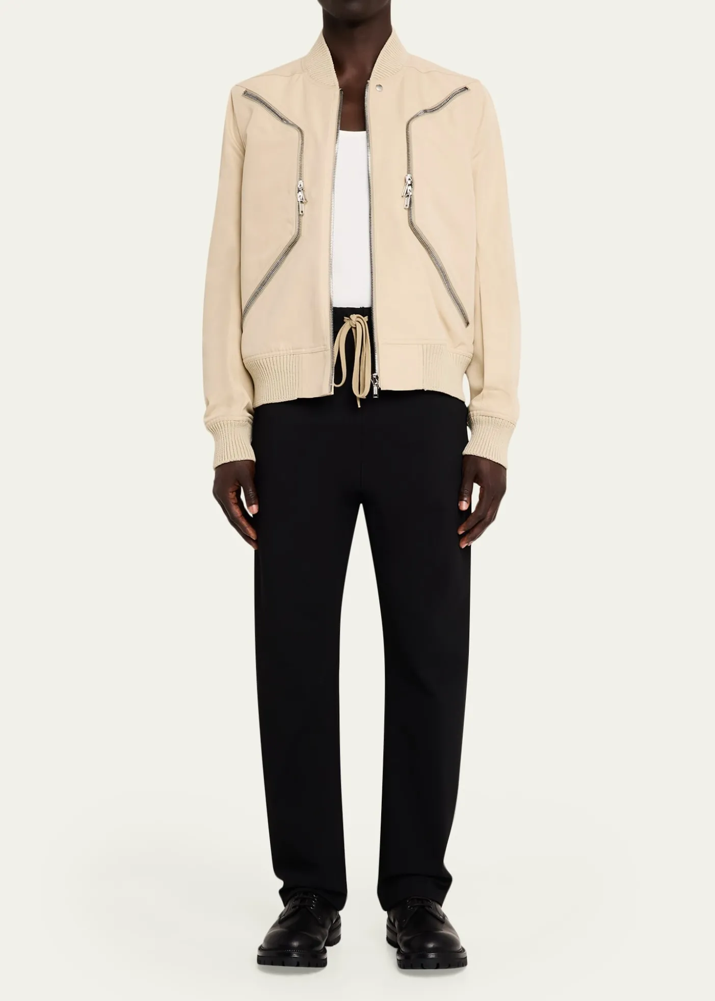 Rick OwensMen's Heizer Flight Blomber Jacket