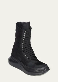 Rick OwensMen's Low Army Abstract Combat Boots