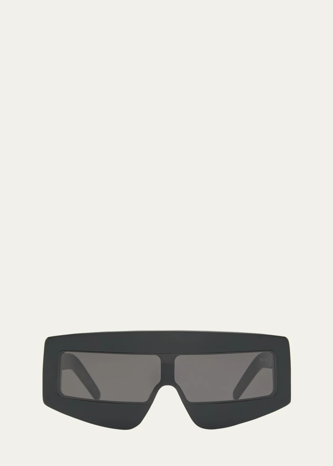 Rick OwensMen's Phleg Acetate Rectangle Sunglasses