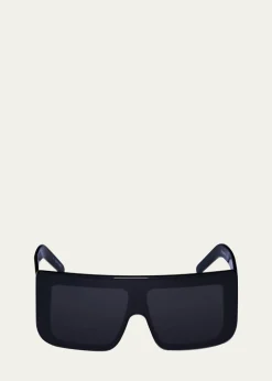 Rick OwensMen's Thick Flat-Top Square Sunglasses
