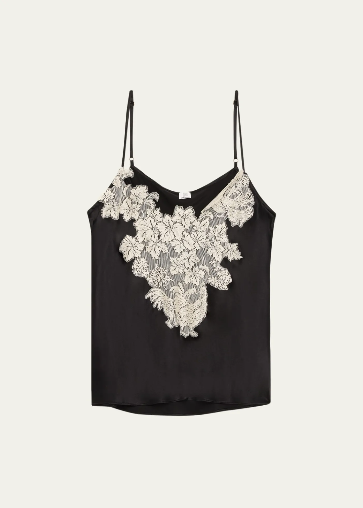 Rosie AssoulinChicken Lace Inset Satin Cami Top