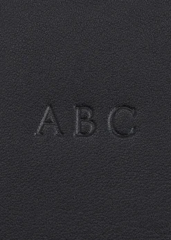 ROYCE New YorkMonogrammed Leather Crossbody Bag, Personalized