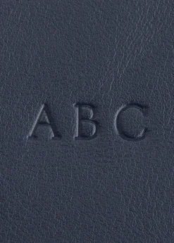 ROYCE New YorkMonogrammed RFID Blocking Leather Card Wallet, Personalized