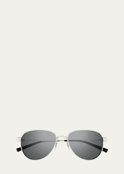 Saint LaurentMen's SL 772 Metal Aviator Sunglasses
