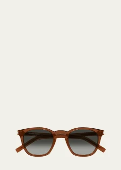 Saint LaurentMen's SL 28-051 Square Acetate Sunglasses