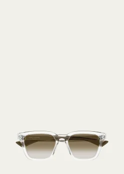 Saint LaurentMen's Sl 790f Recycled Acetate Rectangle Sunglasses