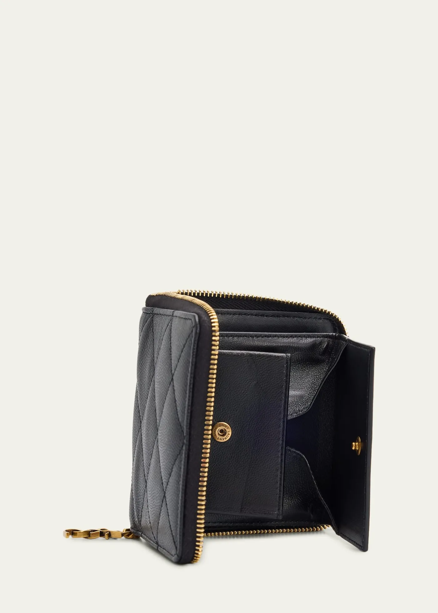 Saint LaurentCassandre YSL Quilted Leather Wallet