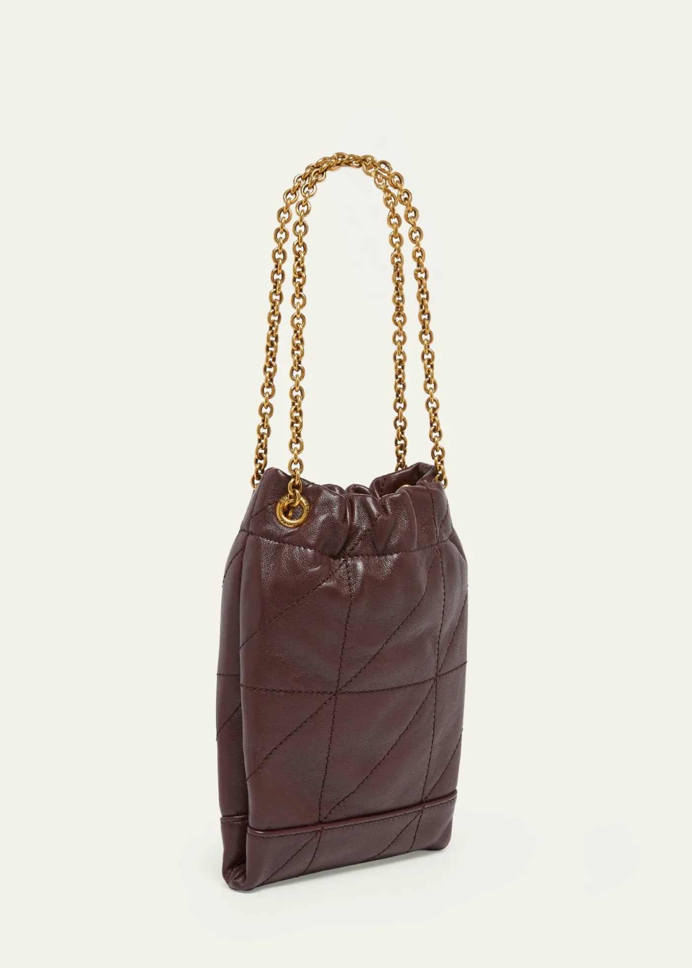 Saint LaurentJamie Mini YSL Quilted Leather Pochon Shoulder Bag