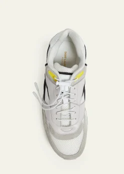 Saint LaurentMen's Bump Low-Top Leather Sneakers