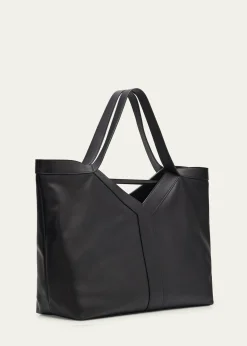 Saint LaurentMen's Giant Y Grainy Leather Tote Bag