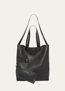 Saint LaurentMen's Large Leather Shopper Bag