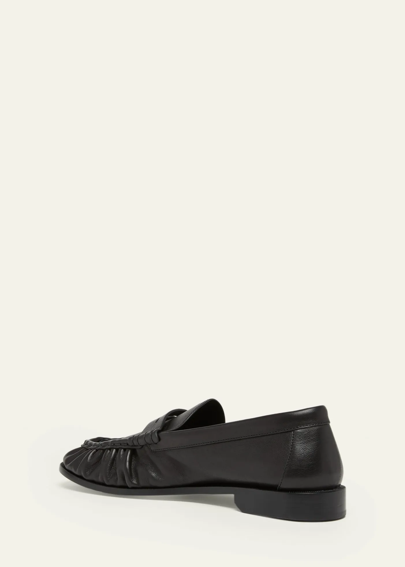 Saint LaurentMen's Le Loafer Creased Leather Mules