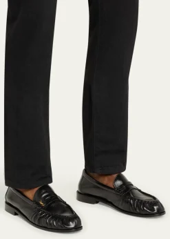 Saint LaurentMen's Le Loafer 15 Cassandre Moccasin Penny Loafers