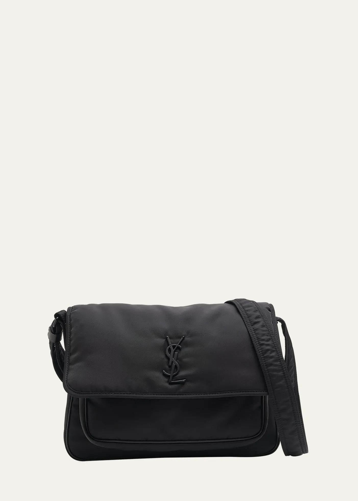 Saint LaurentMen's Niki Nylon Messenger Bag