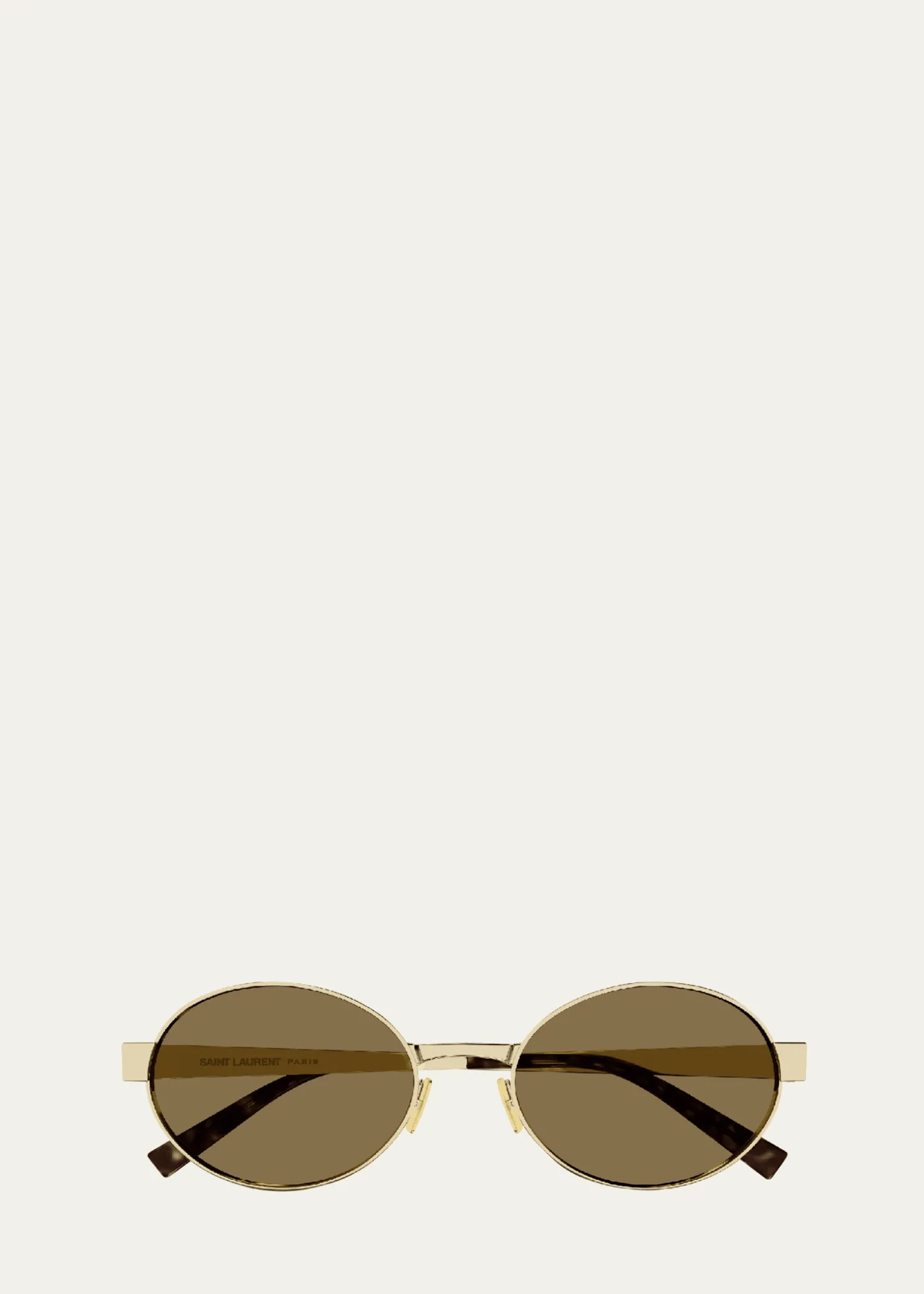 Saint LaurentMen's Round Nylon and Metal Sunglasses
