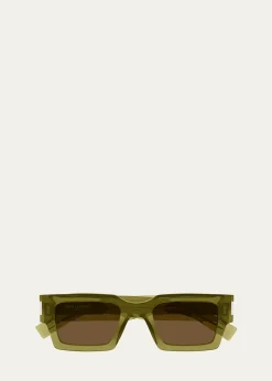 Saint LaurentMen's SL 572 Square Sunglasses