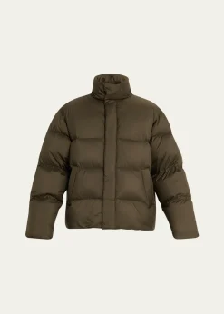 Saint LaurentMen's Water-Repellent Down Puffer Jacket