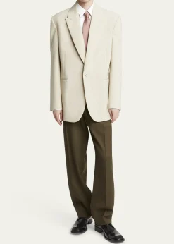Saint LaurentMen's Wool-Silk Relaxed Sport Coat