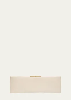 Saint LaurentMidnight Large Pochette Clutch Bag in Leather