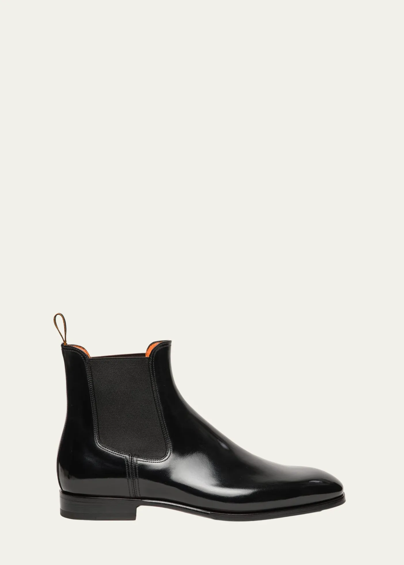 SantoniMen's Archerboot Leather-Sole Burnished Calfskin Chelsea Boots