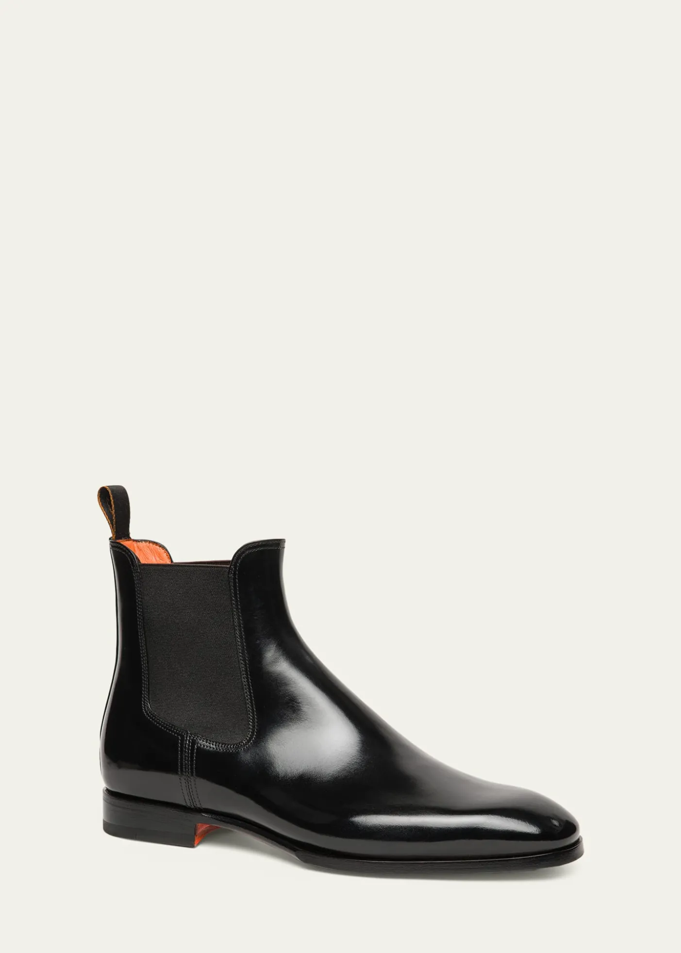 SantoniMen's Archerboot Leather-Sole Burnished Calfskin Chelsea Boots