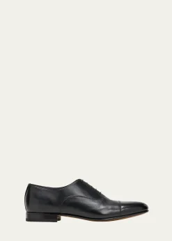 SantoniMen's Darian Calfskin Leather Oxfords