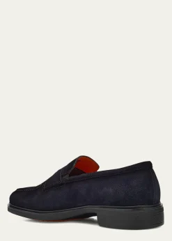 SantoniMen's Easy Suede Penny Loafers