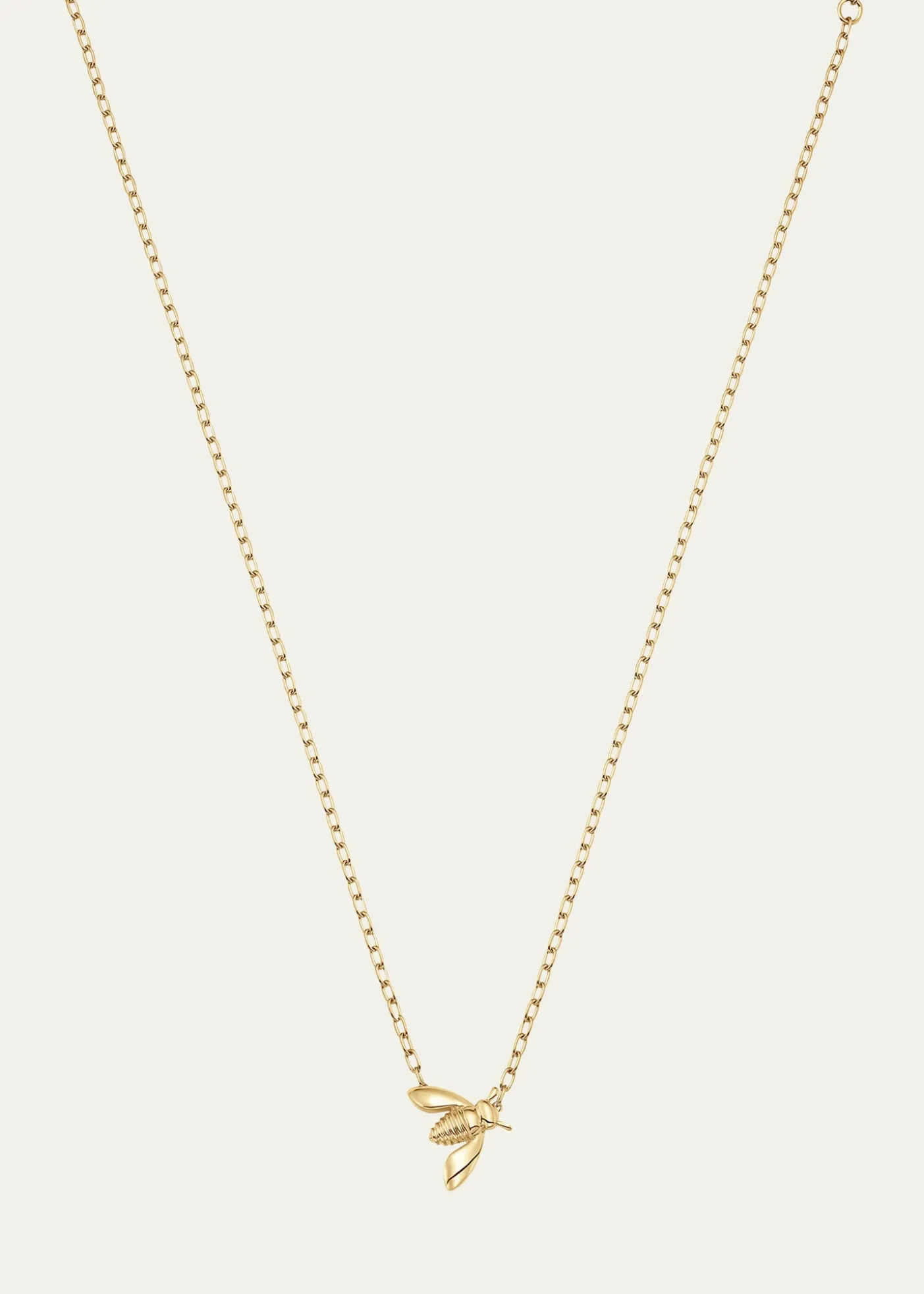 Sara Weinstock18K Yellow Gold Queen Bee Extra Petite Pendant Necklace, 16"L
