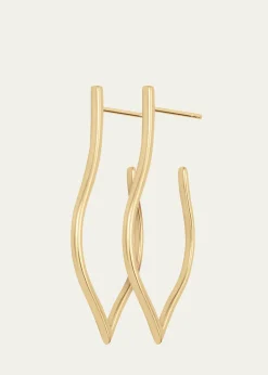 Sara Weinstock18K Yellow Gold Veena Small Hoop Earrings