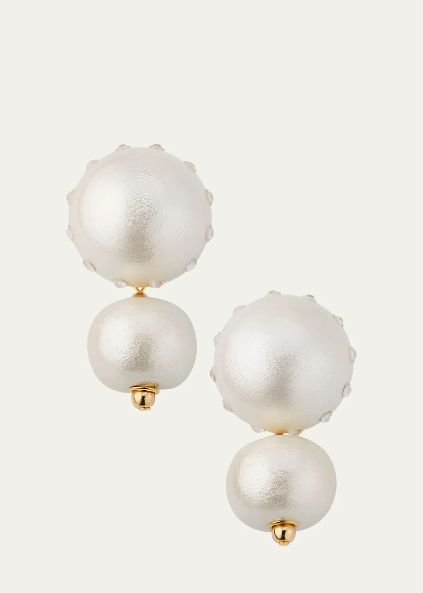 Saule LabelLivia White Heron Earrings