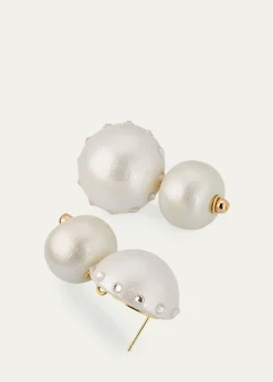 Saule LabelLivia White Heron Earrings