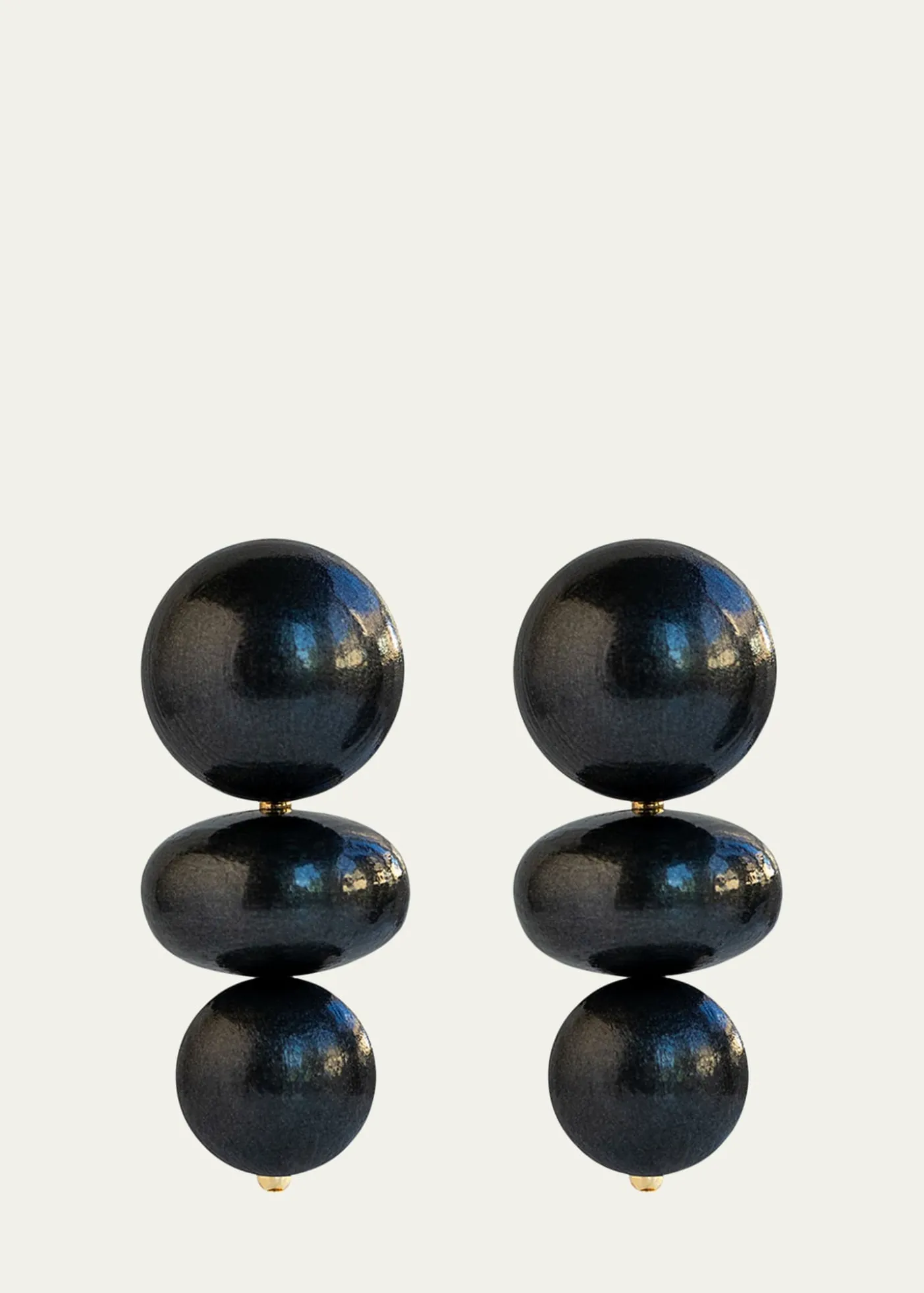 Saule LabelNola Black Coral Earrings