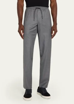 SeaseMen's Summer Mindset Flannel Drawstring Pants