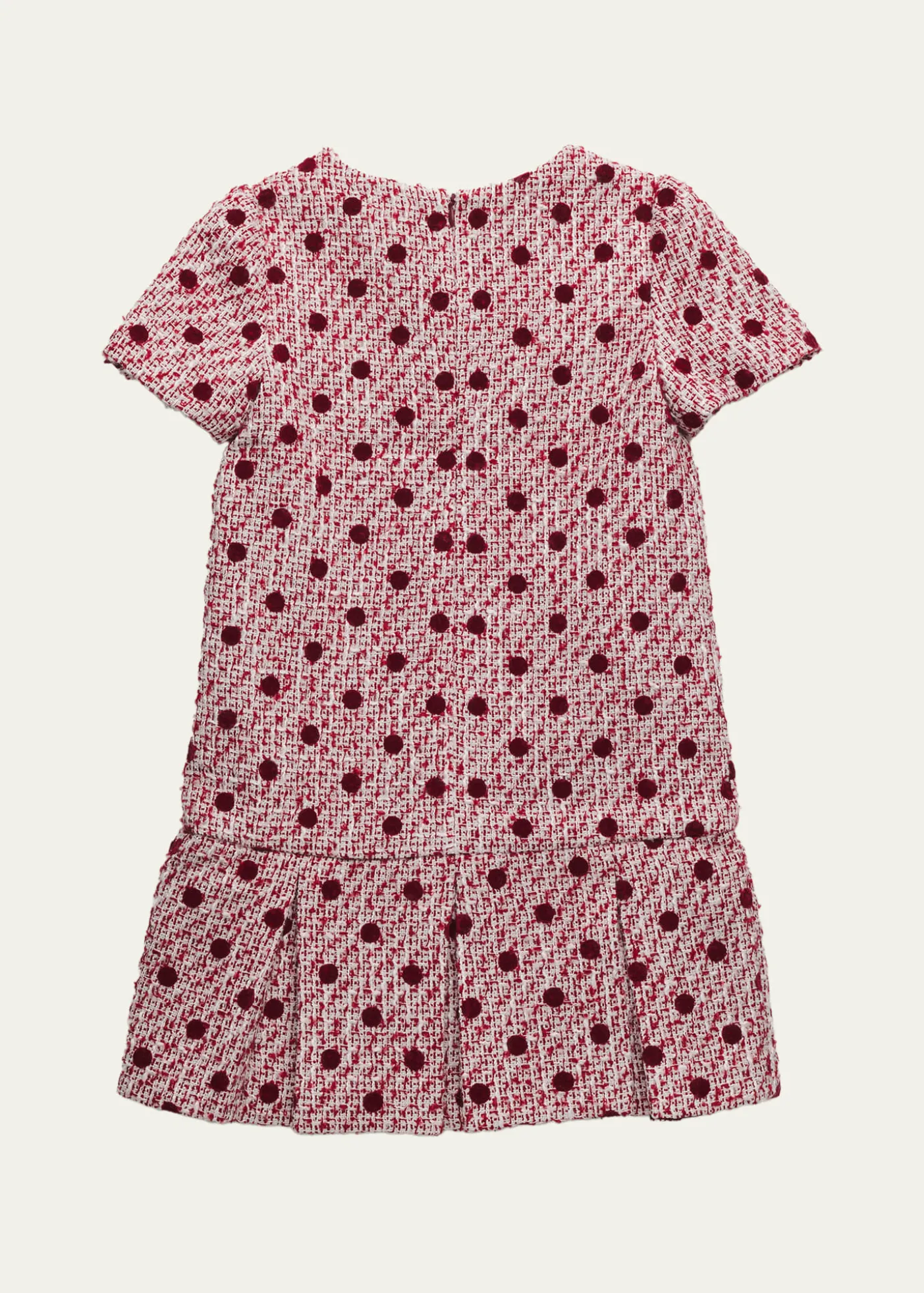 Self-PortraitGirl's Polka-Dot Bouclé Dress, Size 3-12