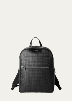 SerapianMen's Stepan and Leather Backpack