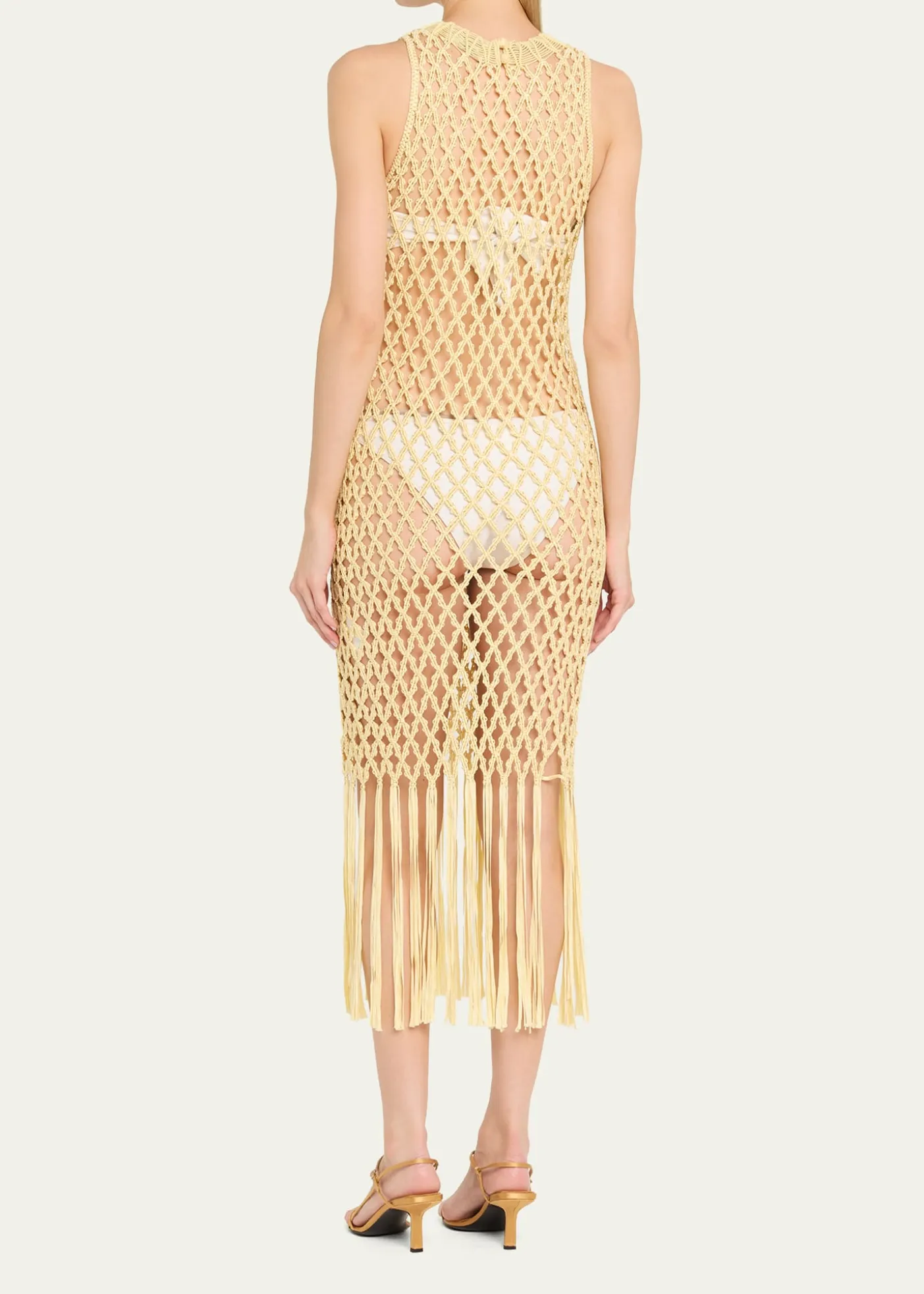 SIMKHAIJensen Macrame Midi Dress