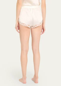 Simone PereleLove Me Lace-Trim Silk Sleep Shorts
