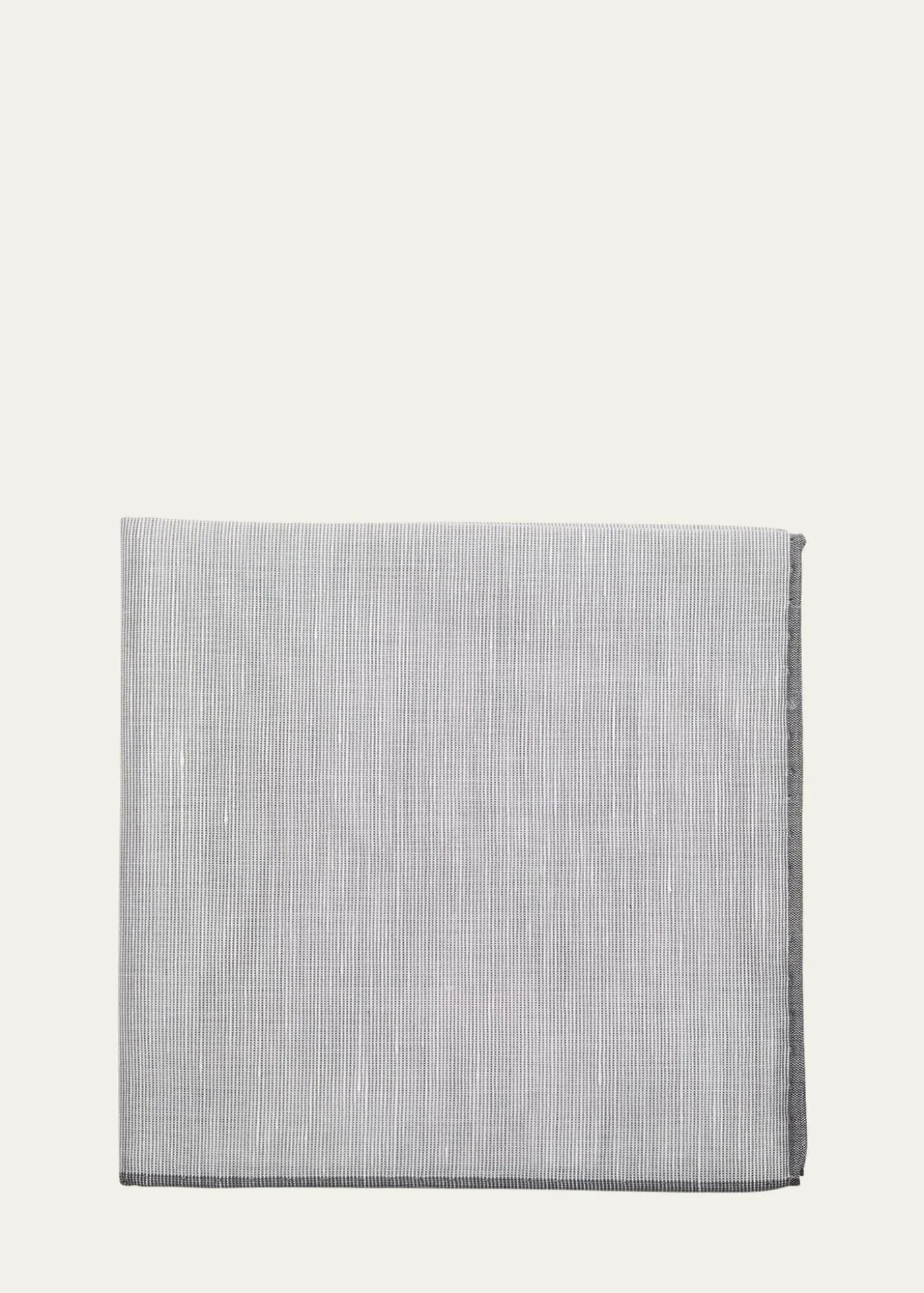 Simonnot GodardMen's Cotton-Linen Pocket Square